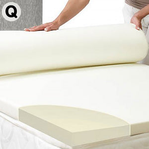 Laura Hill High Density Mattress Foam Topper | 7cm | Queen Size