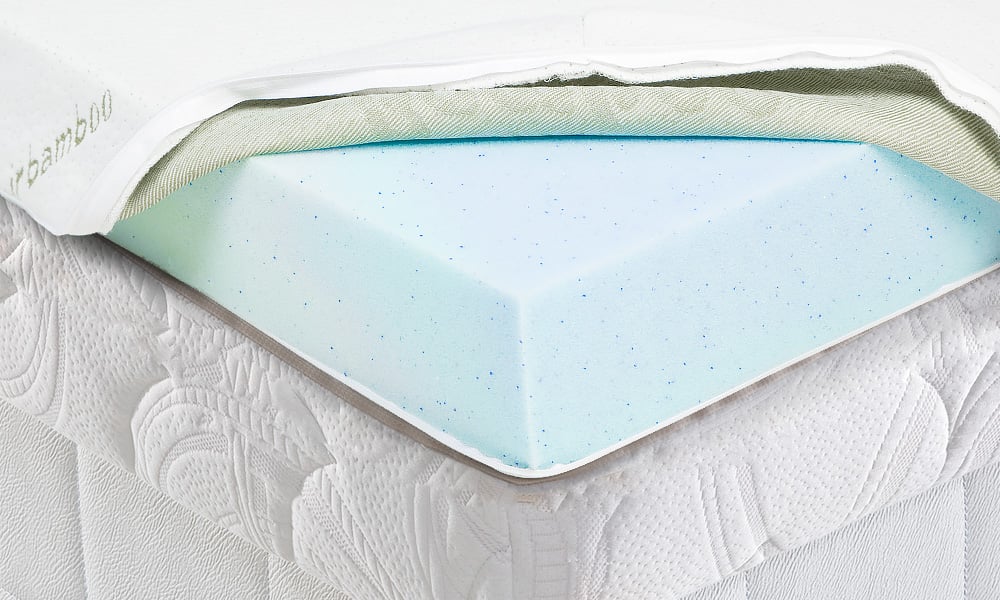 Laura Hill Cool Gel Memory Foam Mattress Topper | King Single Size