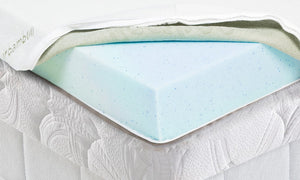 Laura Hill Cool Gel Memory Foam Mattress Topper | King Single Size