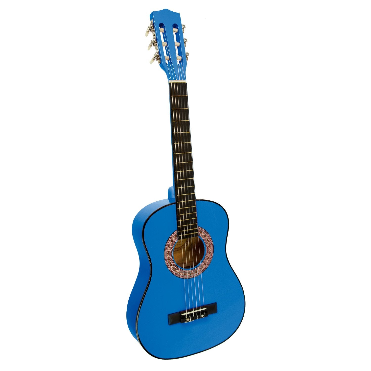 Karrera 34in Acoustic Children's No-Cut Guitar | Blue | Beginner Music Instrument