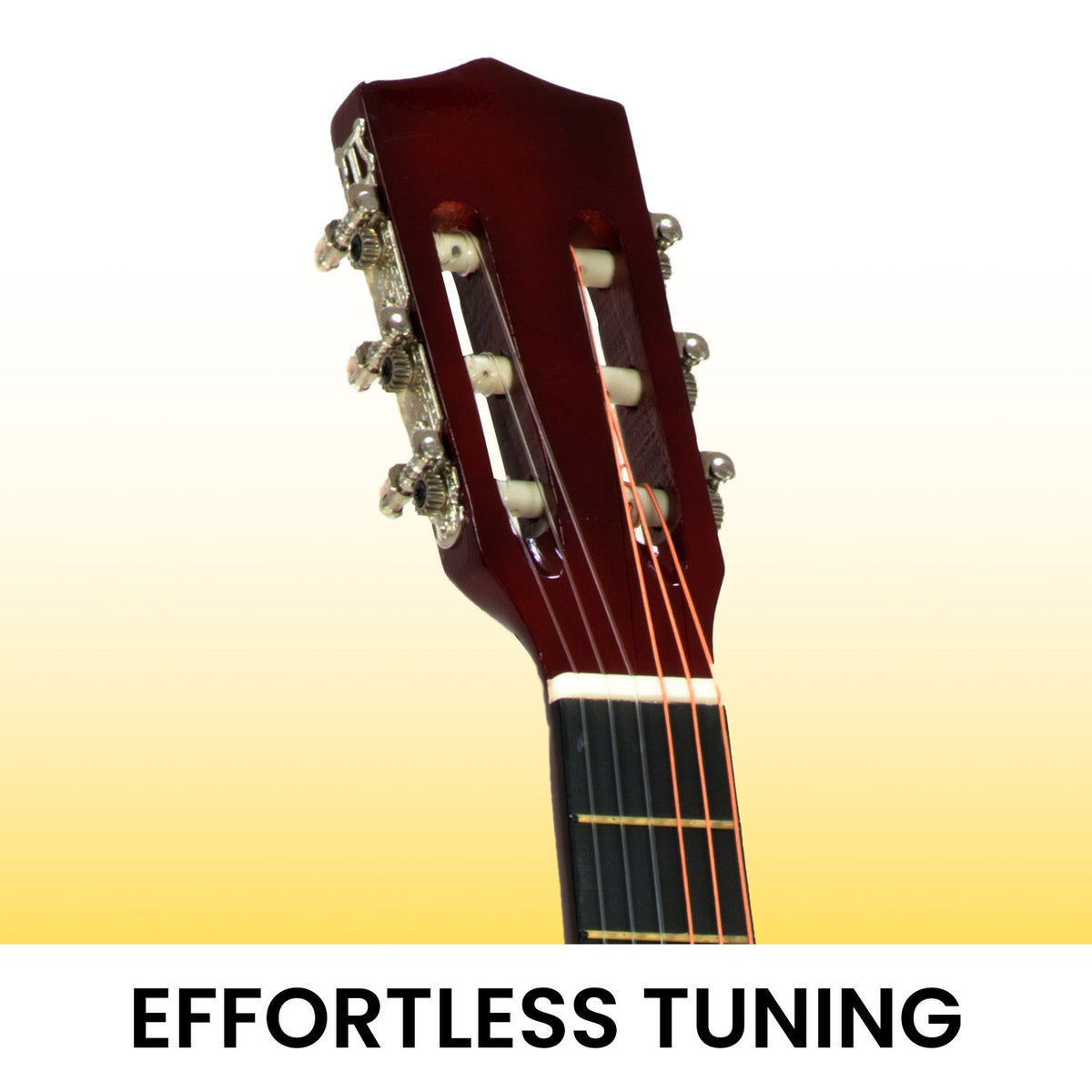 Karrera 34in Acoustic Wooden Children's Guitar | Sunburst | Beginner-Friendly Instrument