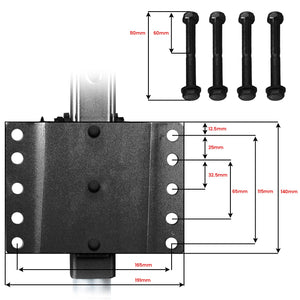 Mini Mover Gen3 12V 550W Electric Motorised Jockey Wheel | Black