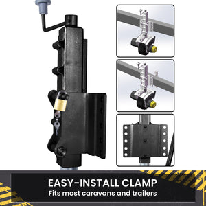 Mini Mover Gen3 12V 550W Electric Motorised Jockey Wheel | Black