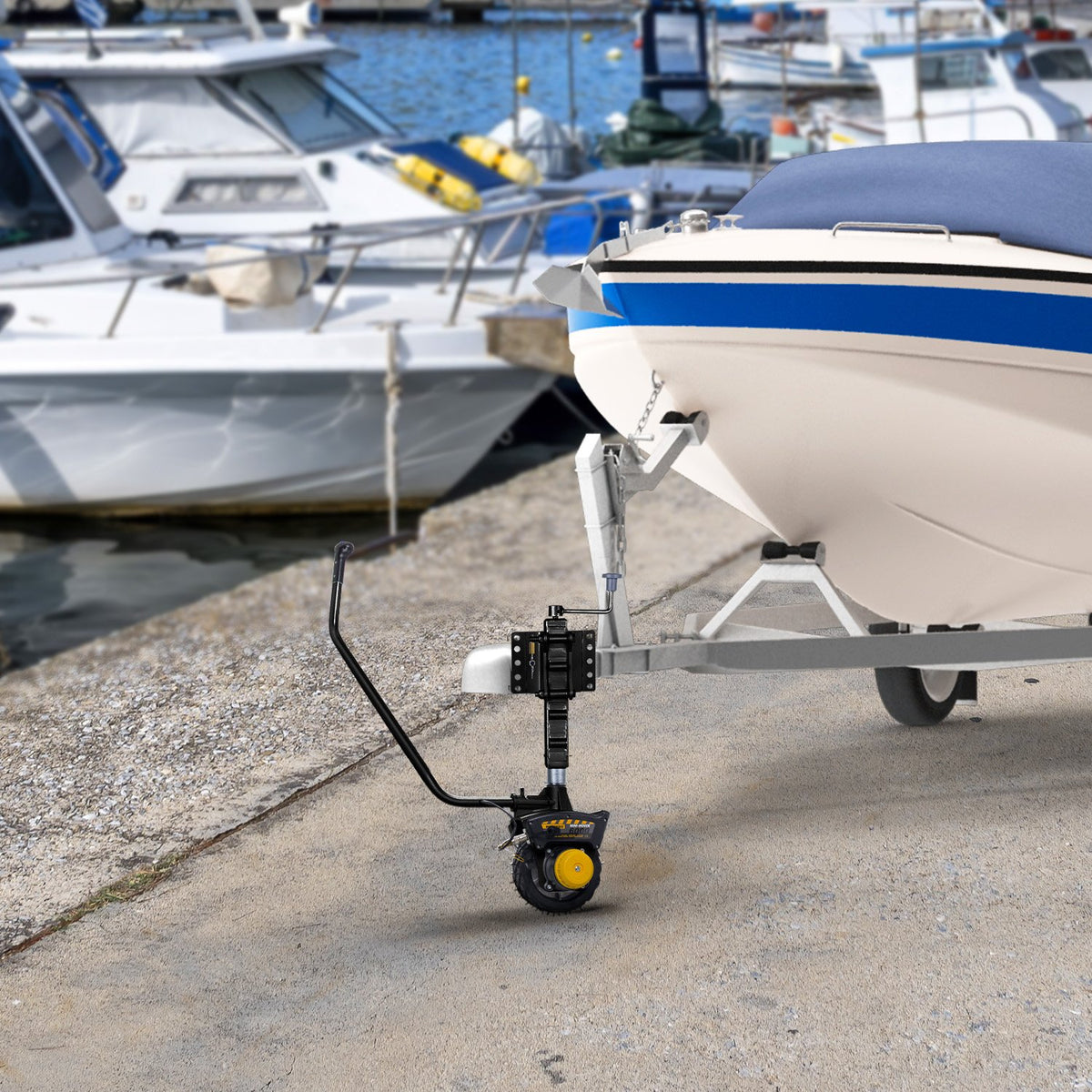 Mini Mover Gen3 12V 550W Electric Motorised Jockey Wheel | Black