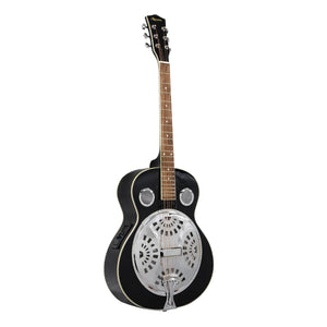 Karrera 40in Resonator Guitar | Black | Classic Acoustic Instrument