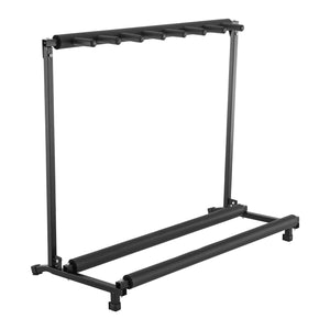 Karrera Steel Multi Guitar Stand | Holds 7 Guitars | Space-Saving Design
