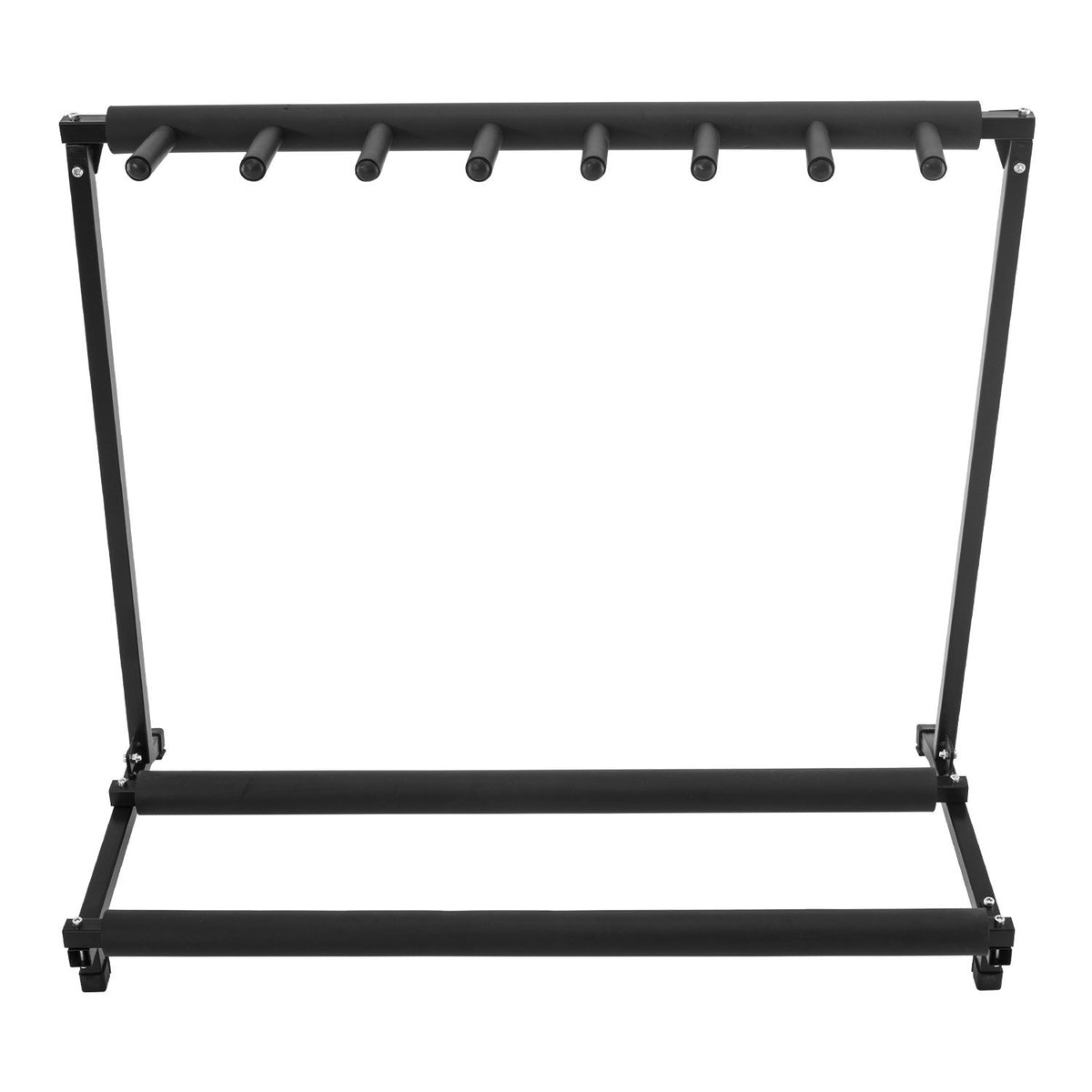 Karrera Steel Multi Guitar Stand | Holds 7 Guitars | Space-Saving Design