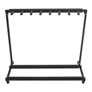 Karrera Steel Multi Guitar Stand | Holds 7 Guitars | Space-Saving Design
