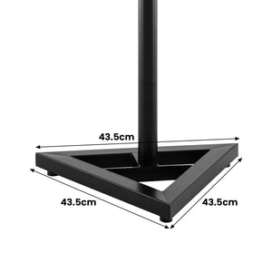 Karrera Adjustable Floor Speaker Stand | Black | Surround Sound System Support