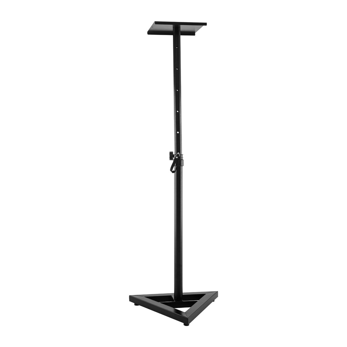 Karrera Adjustable Floor Speaker Stand | Black | Surround Sound System Support
