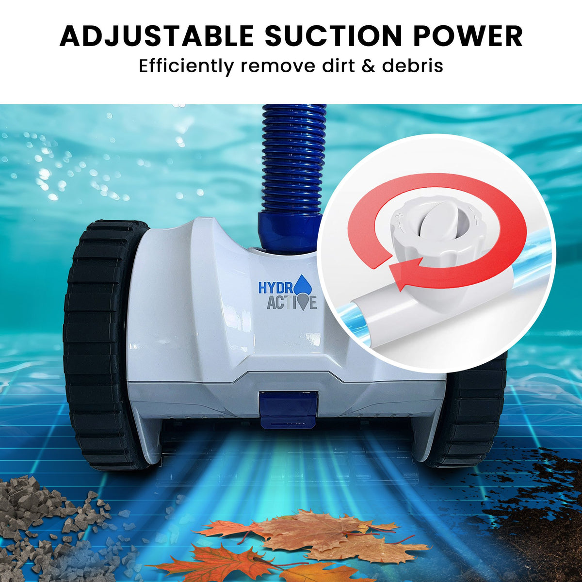 HydroActive | Automatic Suction Pool Cleaner | For Inground Pools