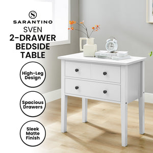 Sven Bedside Table | Night Stand | White
