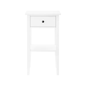 Rue Bedside Table | White