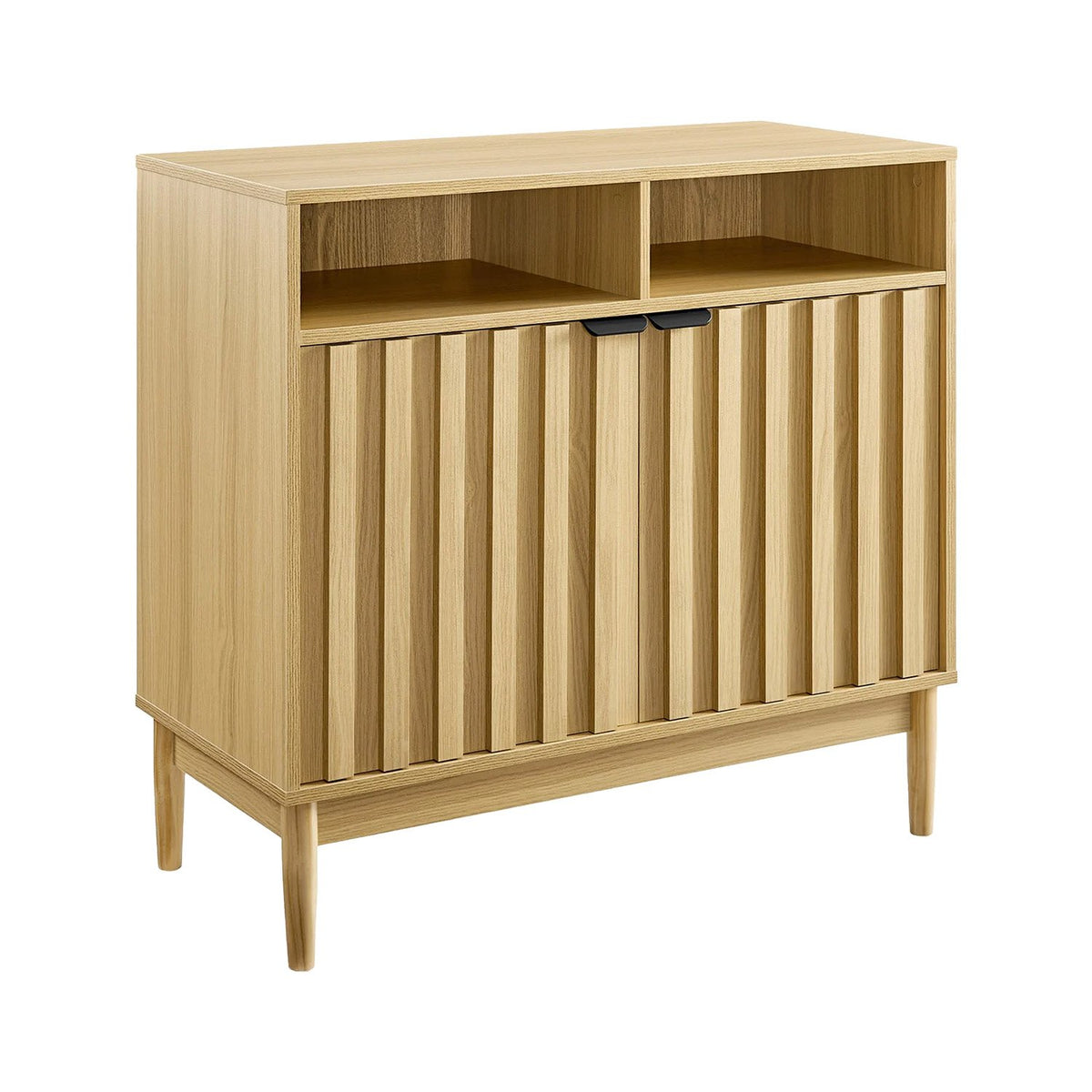Sarantino Eleni 2-Door Sideboard | Natural Finish | Buffet Hallway Cabinet Storage Console