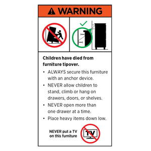 Sarantino Daphne Bookshelf | 5-Tier | Cross Panel Design | Modern Storage