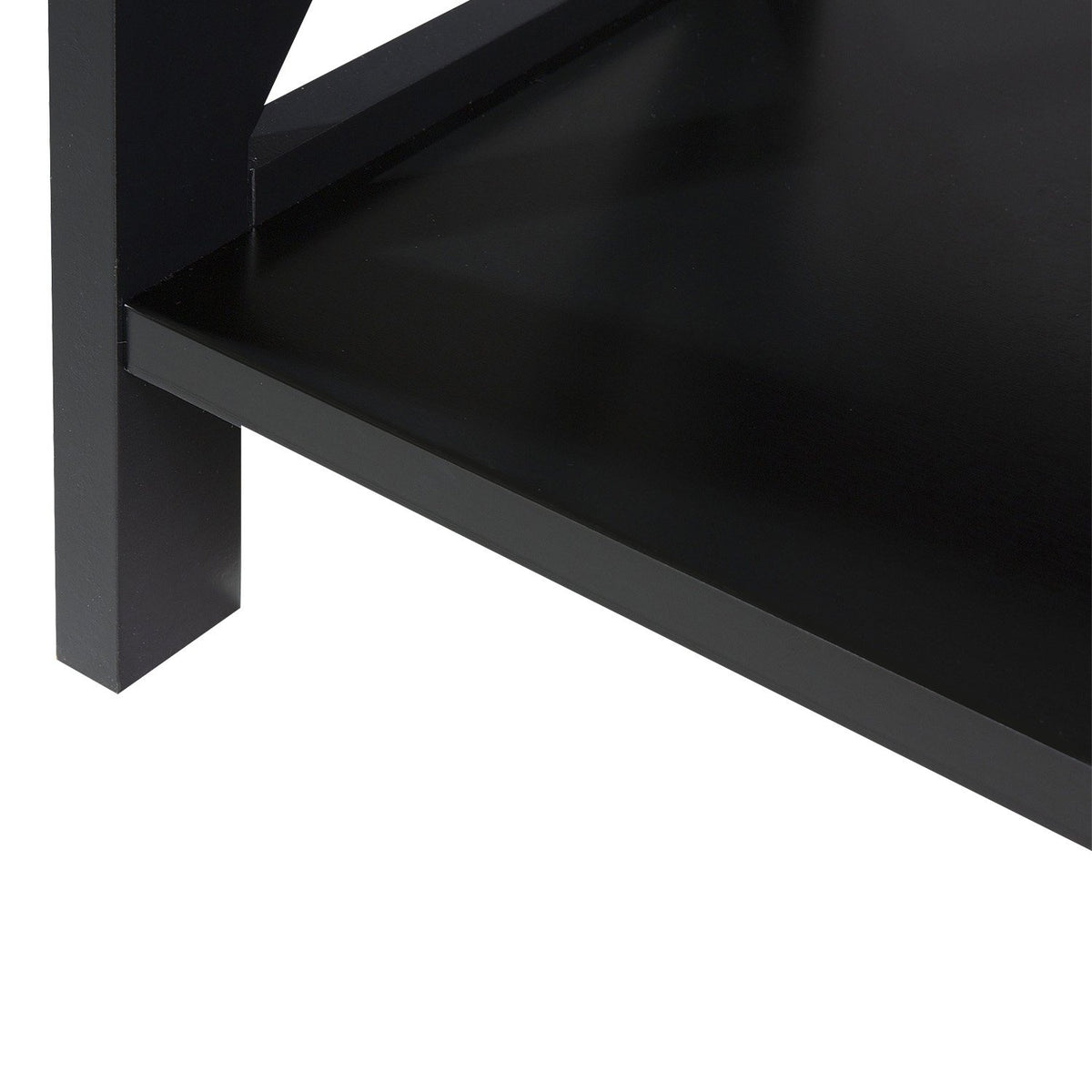 Sarantino Daphne Bookshelf | 5-Tier | Cross Panel Design | Modern Storage