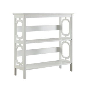 Sarantino Laurel 3-Tier Bookshelf | White | Modern Display Rack
