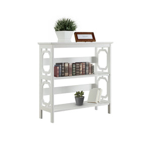 Sarantino Laurel 3-Tier Bookshelf | White | Modern Display Rack