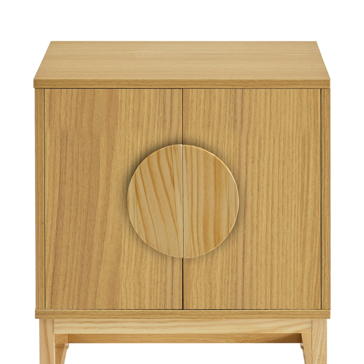 Luca Bedside Table | Split Door | Night Stand | Natural