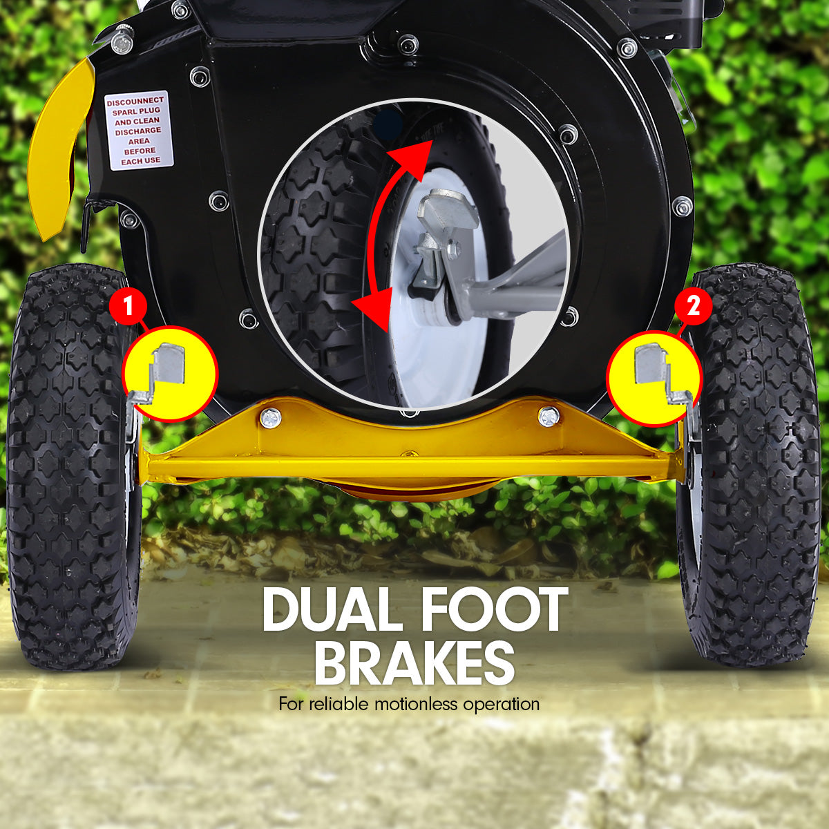 Ducar Wood Chipper | 8HP | Upright Grinder | Petrol Garden Mulcher | Yellow