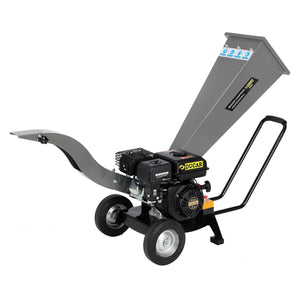 Ducar Wood Chipper | 7HP | Shredder Mulcher Grinder | Petrol | Silver