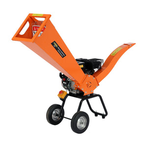 Ducar Wood Chipper | 7HP | Shredder Mulcher Grinder | Petrol | Orange