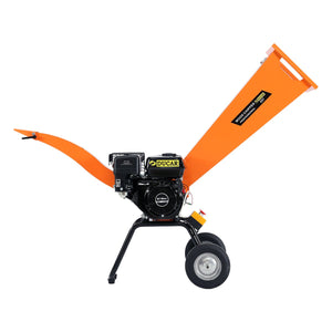 Ducar Wood Chipper | 7HP | Shredder Mulcher Grinder | Petrol | Orange