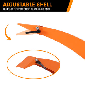 Ducar Wood Chipper | 7HP | Shredder Mulcher Grinder | Petrol | Orange