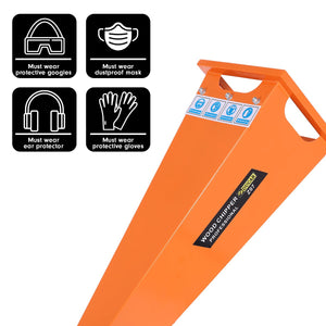 Ducar Wood Chipper | 7HP | Shredder Mulcher Grinder | Petrol | Orange