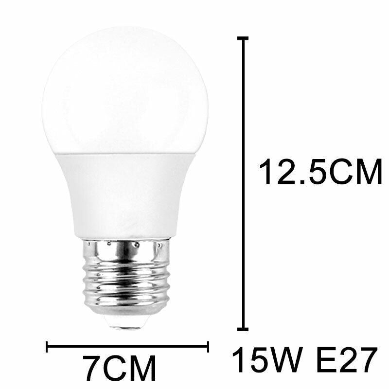 1 PCS 220V 15W LED Radar Sensor Motion Bulb E27 B22 | Smart Security Light Globe Bulb