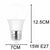 1 PCS 220V 15W LED Radar Sensor Motion Bulb E27 B22 | Smart Security Light Globe Bulb