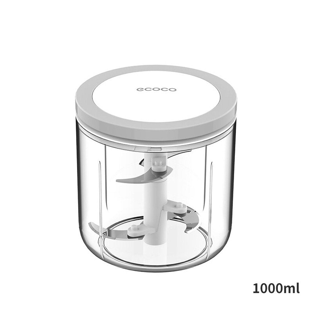 Ecoco 3 Sizes Cutter Set | Easy Chopper Mincer Mixer Slicer Dicer Blender | For Onion & Garlic | Black