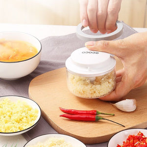 Ecoco Easy Chopper Mincer Mixer Slicer Dicer Blender Cutter Shredder | For Onion & Garlic | 550 Grey