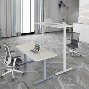 Standing Desk | Height Adjustable | Sit Stand Motorised | Single Motor Frame | Only Grey