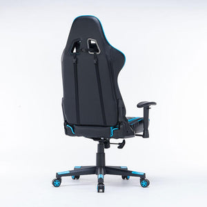Gaming Chair | Ergonomic Racing Chair | 165° Reclining Gaming Seat | 3D Armrest | Footrest | Purple Black