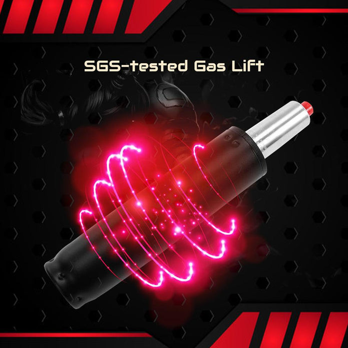 Gaming Chair | Office Computer Seating | Racing PU Executive Recliner | Large | Pink