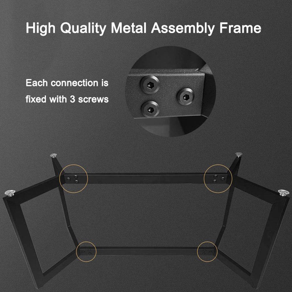 120x60cm Matte Grey Minimalist Slate Coffee Table | Marble Tea Table | Solid Metal Legs