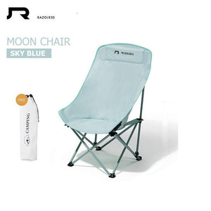 RAZOJESS Enlarged Moon Chair | Outdoor Camping Fishing Picnic | Sky Blue