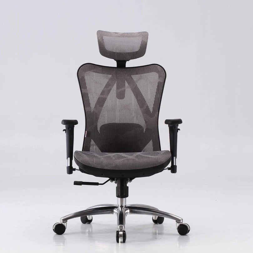 Sihoo M57 Ergonomic Office Chair | Computer Desk Chair | High Back | Breathable | 3D Armrest and Lumbar Support | Grey (without Footrest)