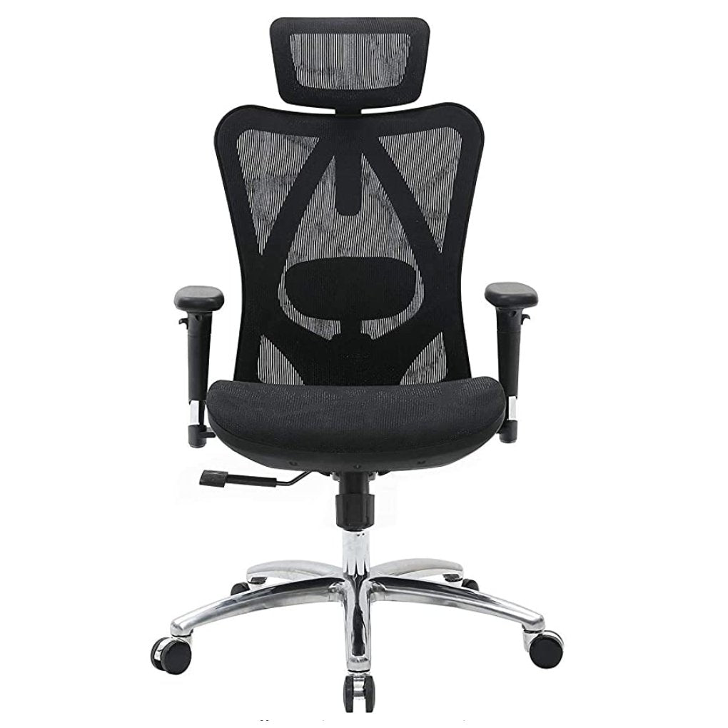 Sihoo M57 Ergonomic Office Chair | Computer Desk Chair | High Back | Breathable | 3D Armrest and Lumbar Support | Grey (without Footrest)
