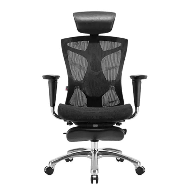 Sihoo Ergonomic Office Chair V1 | 4D Adjustable High-Back | Breathable with Footrest and Lumbar Support | Grey