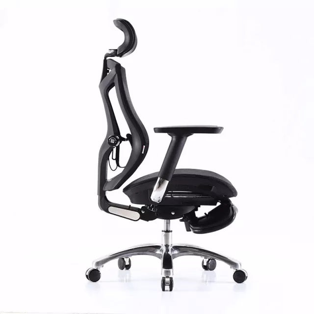 Sihoo Ergonomic Office Chair V1 | 4D Adjustable High-Back | Breathable with Footrest and Lumbar Support | Grey