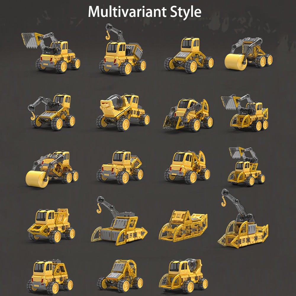 DanBaoLe Magnetic Truck DIY Assembly | Engineering Vehicle with Music Lights | Christmas Gift