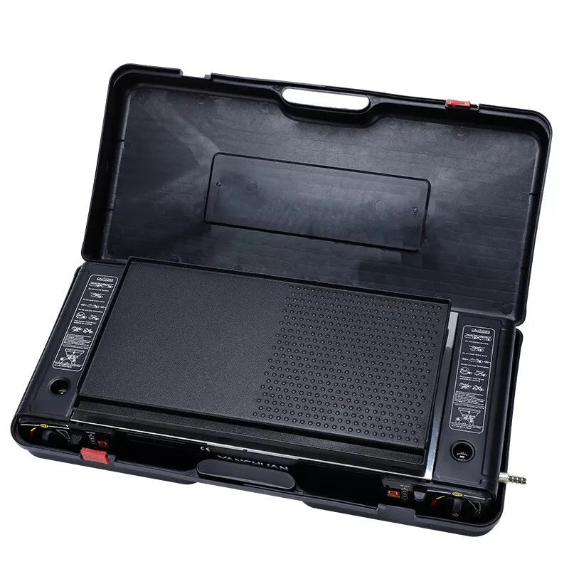 Butane Stove | 2 Burner | Portable Countertop Camping Cooker with Carry Case & Baking Tray