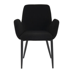 Charcoal Embrace Boucle – Teddy Sherpa Fabric Armchair Set