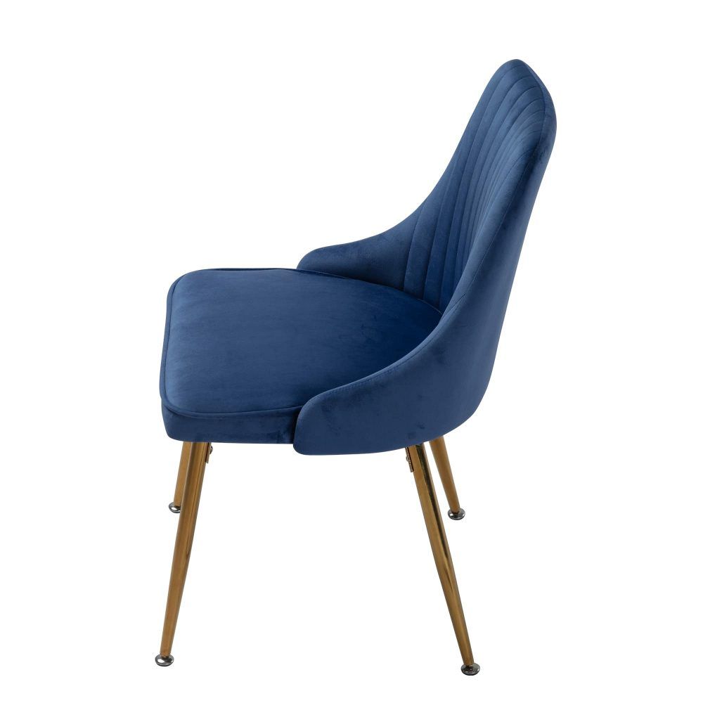 Velvet & Natural Table Set | Navy