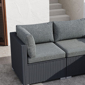 Outdoor Modular Lounge Sofa | Bondi - Black | Stylish & Durable Design