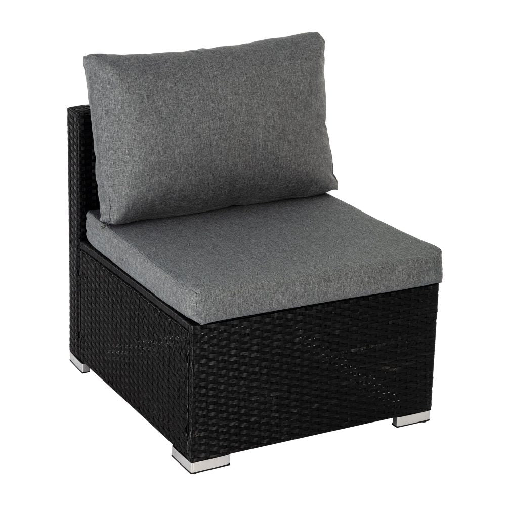 Outdoor Modular Lounge Sofa | Bondi - Black | Stylish & Durable Design