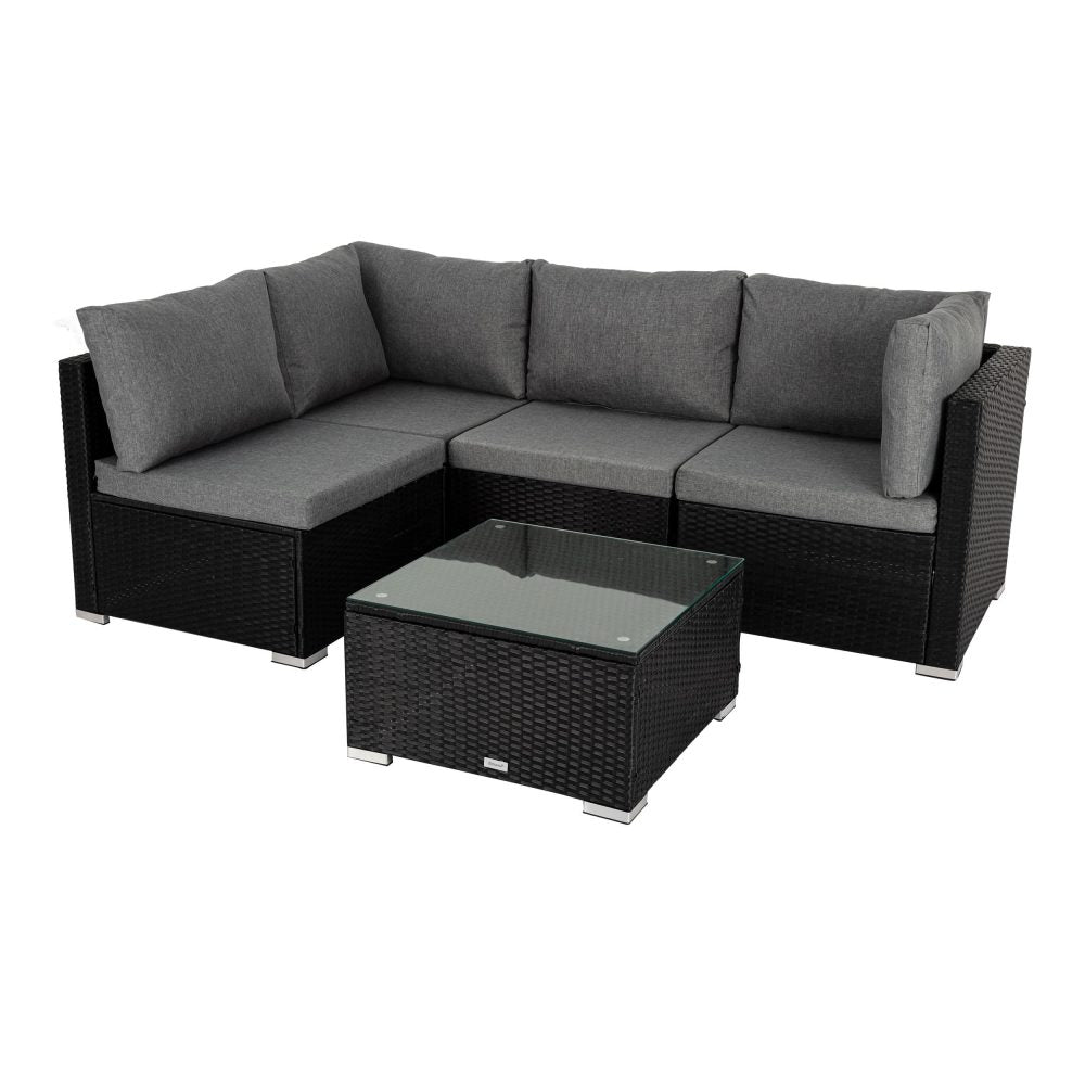 Outdoor Modular Lounge Sofa | Bondi - Black | Stylish & Durable Design