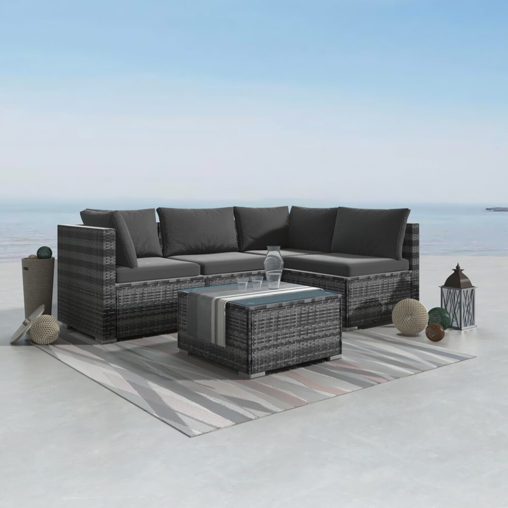 Outdoor Modular Lounge Sofa | Bondi - Grey | Stylish & Durable Design